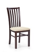 
	Jedálenská stolička GERARD 7 je určená pre milovníkov klasického interiéru.
	• Jedinečný vzhľad vďaka kombinácií masívneho bukového dreva a tkaniny dodáva izbe nádych elegancie.
	• Úroveň originality sa vyzdvihuje vďaka operadlu, ktoré tvoria zvislo usporiadané priečky.
	• Komfort zabezpečuje čalúnené sedadlo a mierne profilovaná opierka chrbta.
	• Vhodne doplní Vašu jedáleň, obývaciu izbu alebo kanceláriu.
	• Farba: tmavý orech/Torent Beige.

	• Jednoduchá montáž.

	 

	Farba stoličky na Vašom monitore sa nemusí zhodovať so skutočným farebným prevedením produktu.
