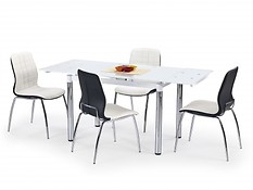 Rozkladací jedálenský stôl L31 je určený pre tých, ktorí oceňujú moderné formy nábytku.
• Univerzálnosť modelu strieda špecifický vizuál tvorený sklenenou doskou (extra biela) a konštrukciou z chrómovanej ocele. 
• Stôl určený k rôznym príležitostiam ponúka dve veľkostné varianty plochy a je možné ho rozložiť až do dĺžky 170 cm.
• V ponuke je vo viacerých farebných prevedeniach.
• Stôl je dodávaný v demonte a montáž je veľmi jednoduchá.
• Cena neobsahuje stoličky.