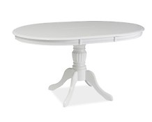 
	Rozkladací jedálenský stôl OLIVIA slúži ako centrálny element jedálne alebo kuchyne, pri ktorom sa môže stretnúť celá rodina.
	• Model v klasickom a nadčasovom štýle obsahuje mnoho detailných prvkov.
	• Stôl určený k rôznym príležitostiam ponúka dve veľkostné varianty plochy a je možné ho rozložiť až do dĺžky 141 cm.
	• Doska stola je oblého tvaru a zaujme tiež elegantnou podnožou so štyrmi ramenami.
	• Materiál: MDF + drevená dyha, masívne drevo.
	• Farba: biela.
	• Stôl je dodávaný v demonte.

	 

	Farba stolíka na Vašom monitore sa nemusí zhodovať so skutočným farebným prevedením produktu.
