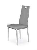 
Jedálenská stolička K202 je určená pre milovníkov moderného nábytku.
• Skvelý vzhľad je zásluhou práškovanej ocele a farebnej ekokože.
• Novodobý dizajn dopĺňa jednoduchá konštrukcia, ktorá sa skladá zo štyroch nôh a komfort zabezpečuje čalúnené sedadlo a mierne profilovaná opierka chrbta.
• Vhodne doplní Vašu jedáleň, obývaciu izbu alebo kanceláriu.
• V ponuke vo viacerých farebných prevedeniach.



Farba stoličky na Vašom monitore sa nemusí zhodovať so skutočným farebným prevedením produktu.
