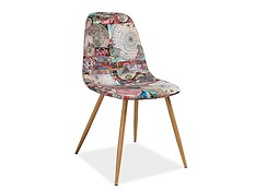 
	
		Jedálenská stolička CITI ponúka jedinečný štýl pre každú modernú jedáleň alebo obývačku.
		• Zásluhou špecifického vzhľadu je čalúnenie z látky vo farebnom motíve (mapa).
	
		• Kovové nohy vo farbe duba sa postarajú o stabilitu stoličky a dodávajú produktu retrospektívny vzhľad.
		• Komfort zabezpečuje pohodlné sedadlo a mierne profilovaná opierka chrbta.
		• Jednoduchá montáž.
	
		
		Farba stoličky na Vašom monitore sa nemusí zhodovať so skutočným farebným prevedením produktu.


	 
