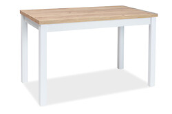 
	
		Jedálenský stôl ADAM slúži ako centrálny bod každej modernej jedálne.
	
		• Krásu jednoduchých tvarov ocenia najmä milovníci univerzálnych riešení.
	
		• Dizajn pozostáva z platu stola vyrobeného z laminovanej dosky.
	
		• Stabilitu stola zabezpečuje konštrukcia vyrobená z MDF.
	
		• Vďaka rozmerom (120x68 cm) ponúkne ideálny priestor k spoločným obedom pre štyroch členov rodiny.
	
		• Maximálna nosnosť stola je do 40 kg.
	
		• V ponuke v prevedeniach: dub lancelot/antracit, dub lancelot/biely mat, dub wotan/biely mat.
	
		• Stôl je dodávaný v demonte a jeho montáž je veľmi jednoduchá.
	
		 
	
		Farba stola na Vašom monitore sa nemusí zhodovať so skutočným farebným prevedením produktu.


	 
