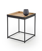 
	Praktický a moderný konferenčný stolík YAVA poskytne vhodný prvok nábytku do nového interiéru.

	• Hranatý dizajn ponúka dosku s bočnými stenami, ktoré zabráňujú pádu vecí zo stolíka.

	• Jednoduchá kovová konštrukcia zabezpečuje pevnú stabilitu stolíka.

	• Maximálna nosnosť do 20 kg.

	• Materiál: MDF + dyha/ prášková oceľ.

	• Farba: dub prírodný/ čierna.

	• Dodávané v demonte.

	 

	Farba stolíka na Vašom monitore sa nemusí zhodovať so skutočným farebným prevedením produktu.
