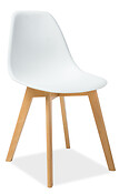 
	
		Jedálenská stolička MORIS ponúka moderný prvok nábytku do každej jedálne.
		• Zásluhou štýlového vzhľadu je kombinácia plastu a bukového dreva.
		• Pohodlné sedenie zabezpečuje sedadlo a mierne profilovaná opierka chrbta.
	
		• Drevené nohy vizuálne nadľahčujú celý model.
	
		• V ponuke vo viacerých farebných prevedeniach: mätová, biela, svetlosivá, čierna.
		• Vhodne doplní Vašu jedáleň alebo obývaciu izbu.
	
		
		Farba stoličky na Vašom monitore sa nemusí zhodovať so skutočným farebným prevedením produktu.


	 
