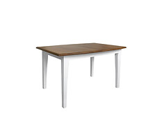 Charakteristika: 

•   Elegantný jedálenský stôl z kolekcie KALIO.
•   Vrchná doska poskytuje dve varianty a dokážete ho rozšíriť až do 180 cm.
•   Mohutné nôžky z bukového dreva sa postarajú o pevnú stabilitu stola.
•   Maximálna nosnosť stola je do 60 kg.
•   Jednoduchá montáž.

Kombinácia klasiky so škandinávskym štýlom vytvorí moderné usporiadanie nábytku s romantickou atmosférou vďaka kolekcii KALIO. Výnimočnosť systému spočíva v značkových závesoch, 