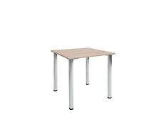 Charakteristika:
• Stôl MIKLA poslúži ako praktický prvok nábytku do každej modernej jedálne. 
• Dostatok miesta na Vaše raňajky poskytne štvorcová laminovaná doska.
• Stabilita je zabezpečená 4 nohami (chróm).
• Zásluhou úsporných rozmerov je vhodný aj do menších priestorov.
• Farba: dub sonoma
• Jednoduchá montáž.
Farba stola na Vašom monitore sa nemusí zhodovať so skutočným farebným prevedením produktu.