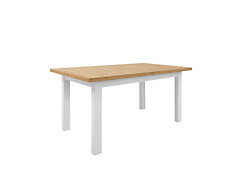 Charakteristika:
•    Moderný jedálenský stôl STO z kolekcie ERLA.
•    Poskytuje plochu na rodinné večere až do 200 cm.
•    Moderný dizajn je zásluhou jednoduchých tvarov a farebnej kombinácie bielej s dubom Minerva.
•    Ponuka neobsahuje stoličky.
•    Jednoduchá montáž.

Kolekcia ERLA ponúka moderný minimalizmus v podobe bezúchytkových frontov, tichého zatvárania a žiariacej bielej v kombinácii s farebným prevedením duba Minerva.