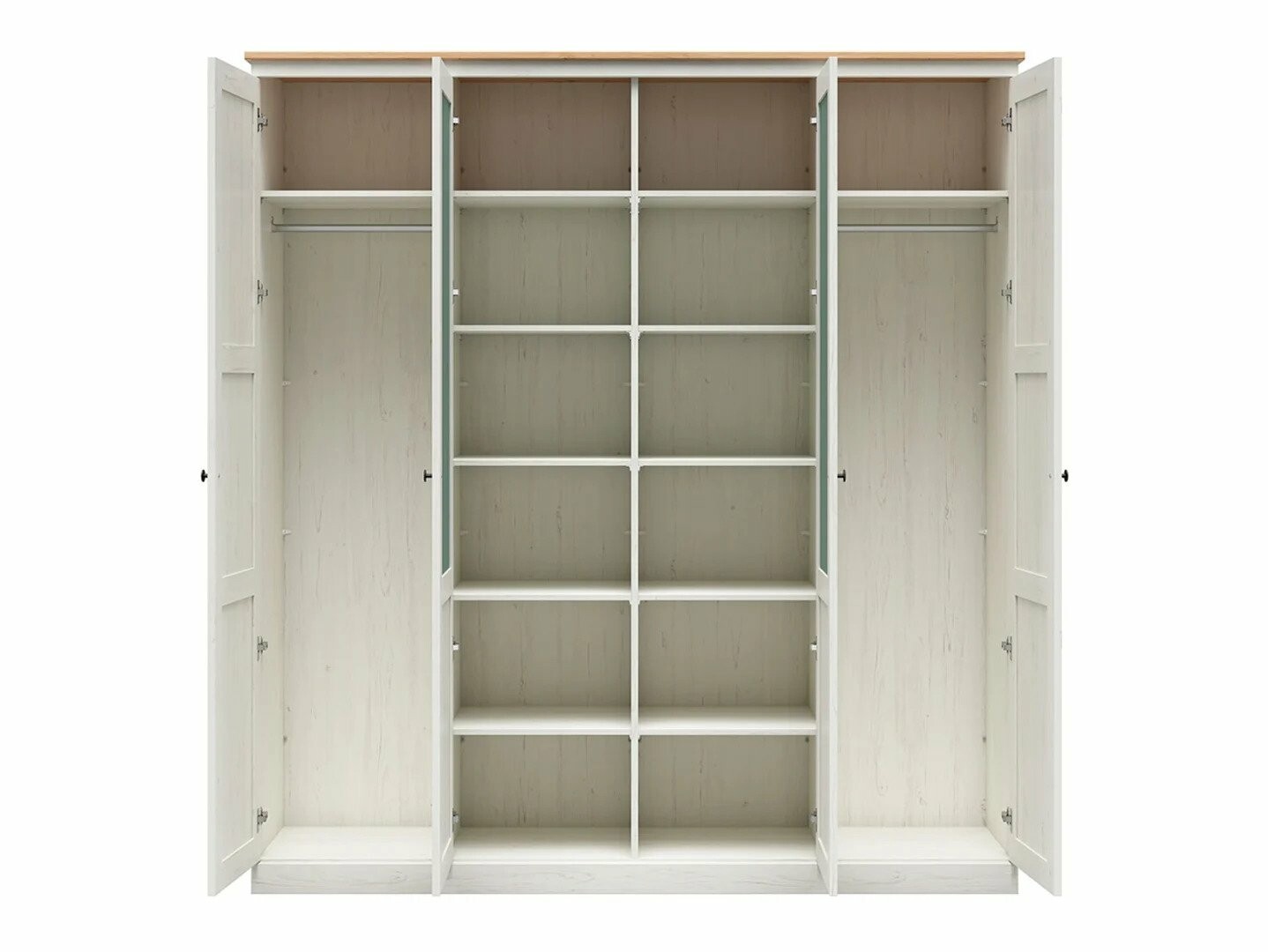 Skriňa FRIJA SZF2D2M andersen pine white/dub artisan - NA SKLADE!