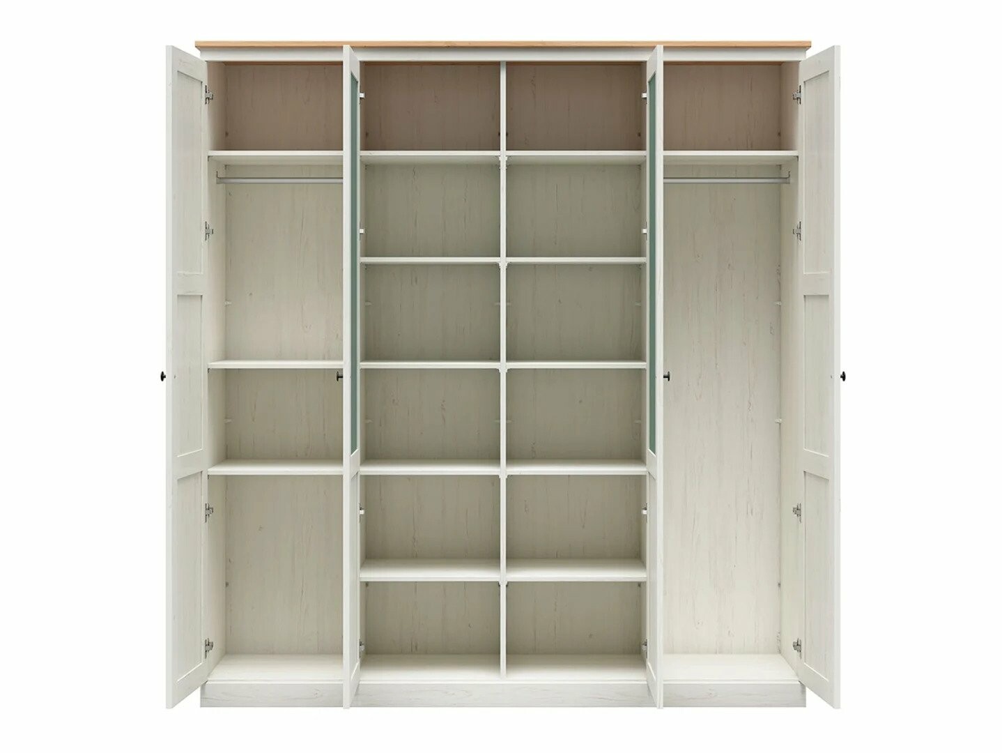 Skriňa FRIJA SZF2D2M andersen pine white/dub artisan - NA SKLADE!