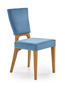 
	Jedálenská stolička WENANTY ponúka elegantný prvok nábytku do každej jedálne.

	• Sympatie sú výsledkom látkového čalúnenia a konštrukcie z masívneho dubového dreva.

	• Pohodlie zabezpečí vyplnené sedadlo a operadlo.

	• Farba: Látka modrá/ drevo dub medový

	 

	Farba stoličky na Vašom monitore sa nemusí zhodovať so skutočným farebným prevedením produktu.
