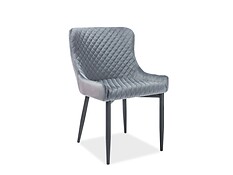 
	
		Jedálenská stolička COLIN B VELVET je určená pre milovníkov moderného nábytku.
		• Jedinečný vzhľad je zásluhou kovu a látkového čalúnenia (aksamit).
		• O stabilitu stoličky sa postarajú nohy, ktoré tiež vizuálne nadľahčujú model.
		• Komfort zabezpečuje pohodlné sedadlo a opierka chrbta.
	
		• V ponuke vo viacerých farebných prevedeniach: čierna Bluvel 19/ čierny kov, granátová Bluvel 86/ čierny kov, sivá Bluvel 14/ čierny kov, zelená Bluvel 78/ čierny kov.
		• Vhodne doplní Vašu jedáleň alebo obývaciu izbu.
	
		• Jednoduchá montáž.
	
		
		Farba stoličky na Vašom monitore sa nemusí zhodovať so skutočným farebným prevedením produktu.


	 
