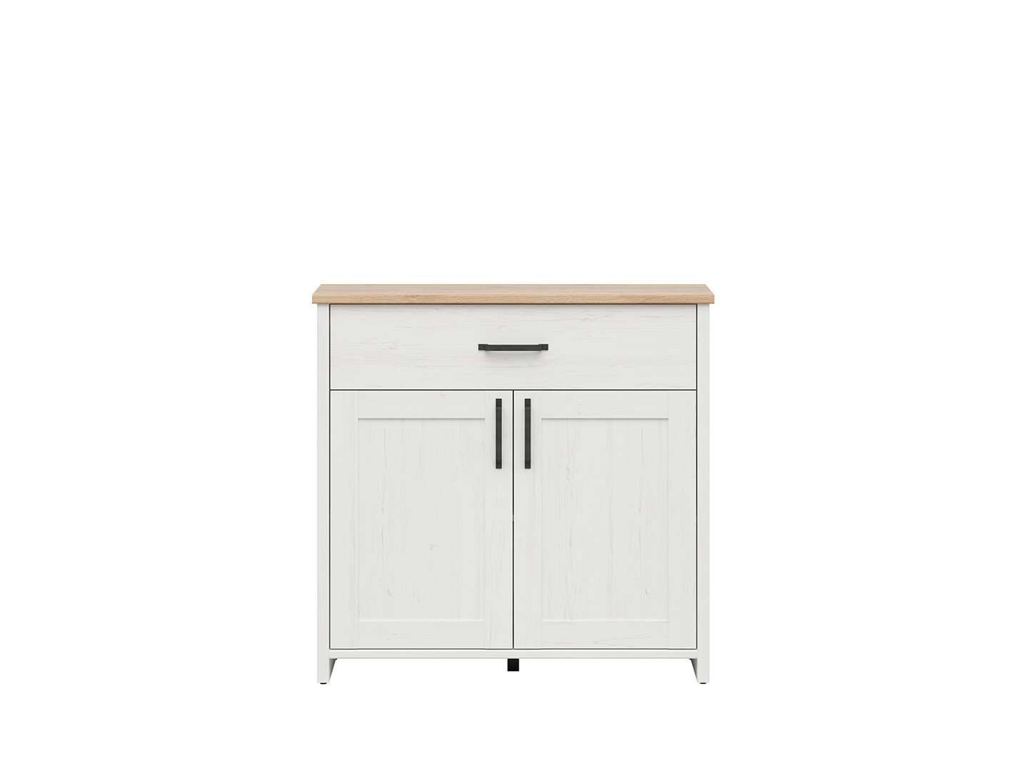 Komoda LOKSA KOM2D1S borovica biela andersen