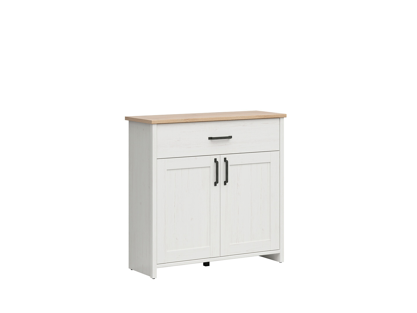 Komoda LOKSA KOM2D1S borovica biela andersen