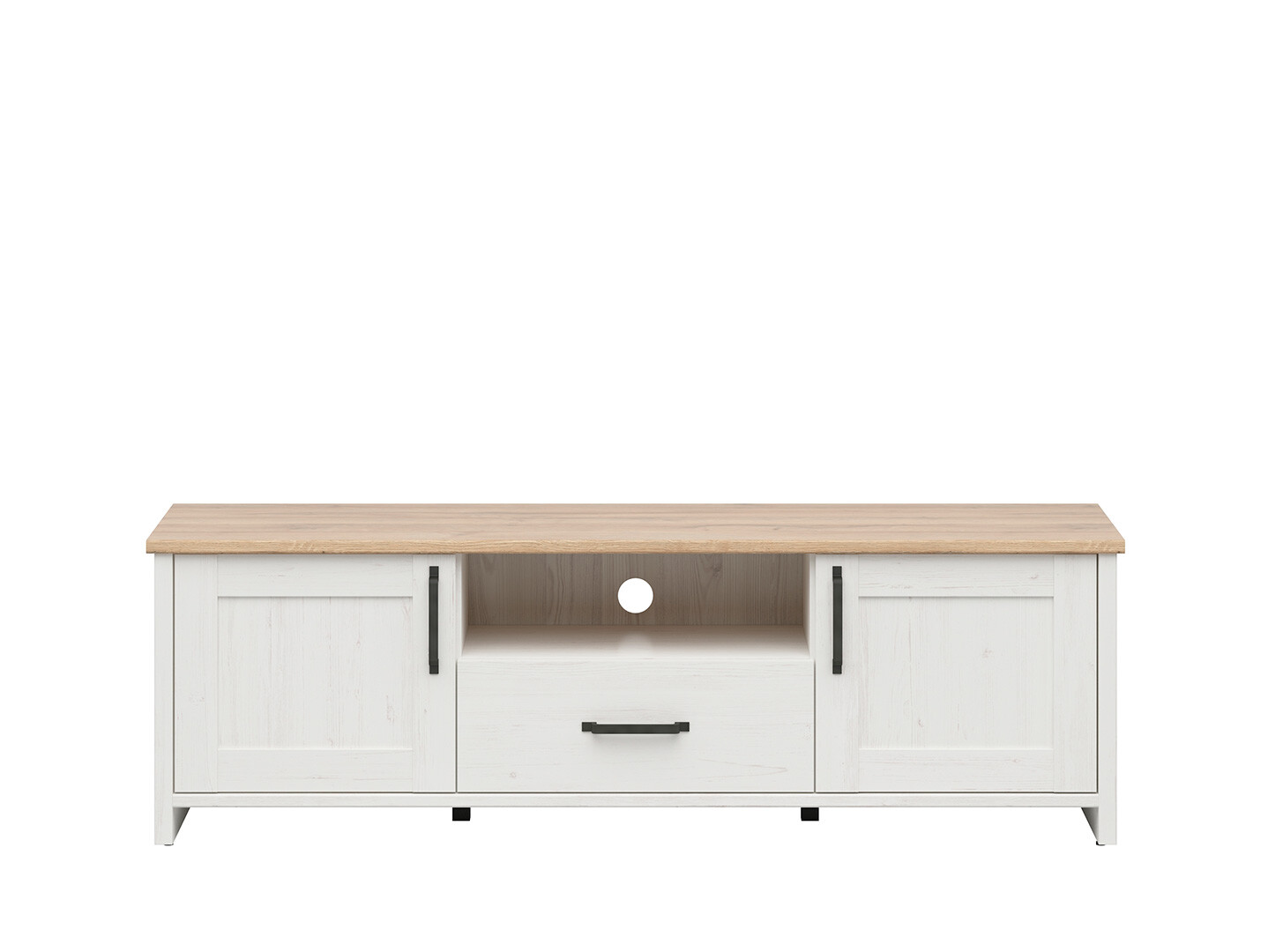 TV skrinka LOKSA RTV2D1S borovica biela andersen