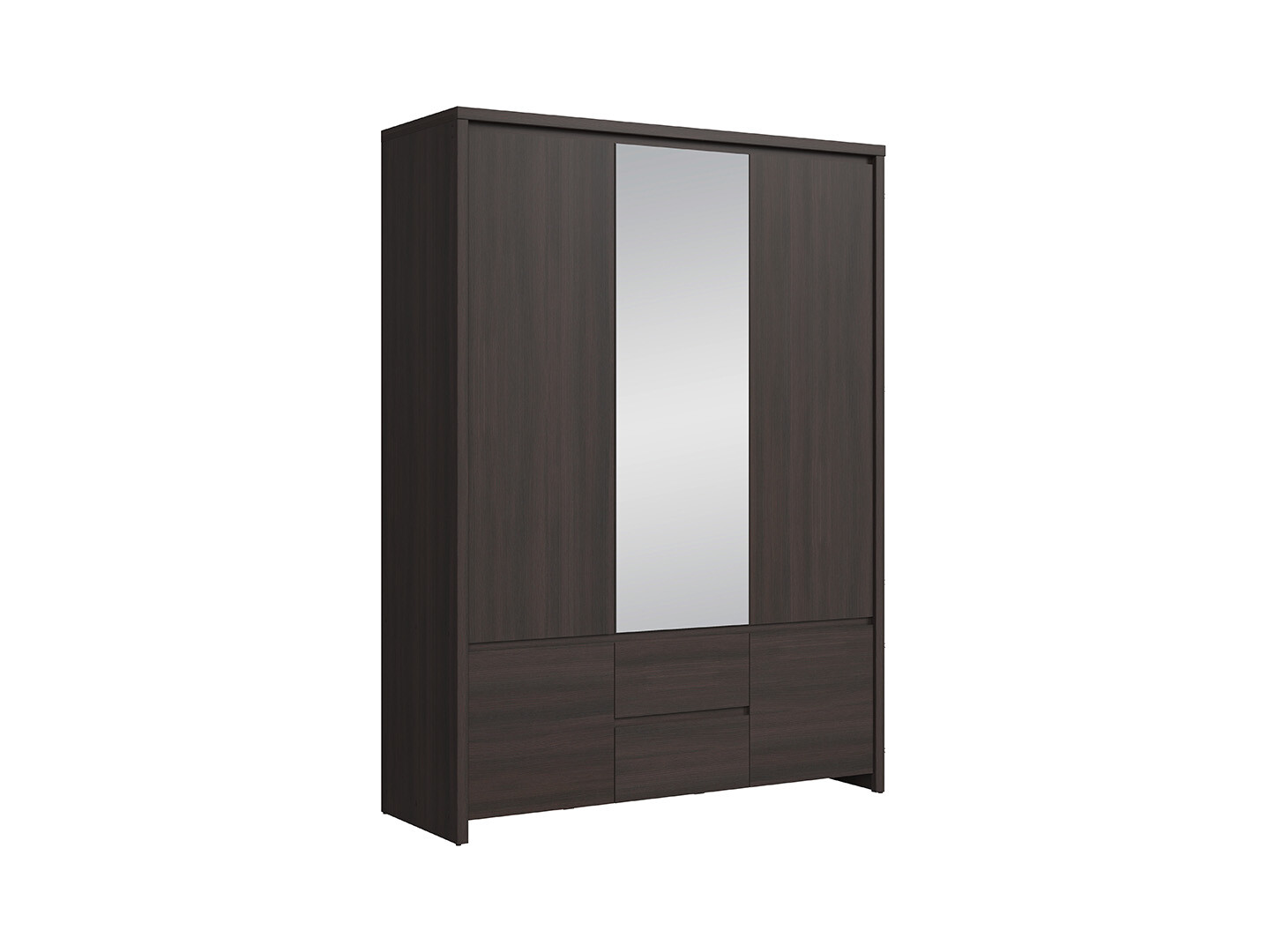 Šatníková skriňa Kaspian SZF5D2S Wenge/Wenge