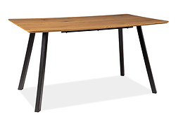 
	
		Jedálenský stôl MANO slúži ako centrálny bod každej modernej jedálne.
	
		• Krásu jednoduchých tvarov ocenia najmä milovníci univerzálnych riešení.
	
		• Dizajn pozostáva z platu stola vyrobeného z prírodnej dyhy.
	
		• Stabilitu stola zabezpečuje konštrukcia vyrobená z kovu.
	
		• Farba: dub/ čierna matná
	
		• Stôl je dodávaný v demonte.
	
		 
	
		Farba stola na Vašom monitore sa nemusí zhodovať so skutočným farebným prevedením produktu.


	 
