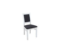 Charakteristika: 

•    Jednoduchá jedálenská stolička PORTO.
•    Podnož - drevo buk (biela)
•    Poťahová látka - Milano 9303 Black
