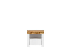Charakteristika: 

•     Nočný stolík KOM1S z kolekcie HOLTEN.
•    Obsahuje 1 zásuvku a 1 otvorenú policu.
•    Najvyšší komfort užívania je vďaka značkovým vodiacim koľajničkám, ktoré sú vybavené tichým uzatváracím systémom a umožňujú plný výsuv.
•    Jednoduchá montáž.



Kolekcia nábytku HOLTEN sa vyznačuje výrazným masívnym dreveným povrchom s kombináciou bieleho lesku na predných plochách jednotlivých prvkov, ktorý tomu dodáva trendový vzhľad umožňujúci moderné usporiadanie interiéru.
