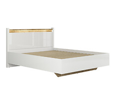 Charakteristika: 
  
•   Moderná posteľ LOZ/160/A z kolekcie ALAMEDA.
•   Uvedená cena neobsahuje cenu matraca a roštu.
•   Vhodný matrac v rozmeroch: šírka 160cm, dĺžka. 200cm.
•   Dostupné rošty vyrobené z dreva v rozmere 160x200 nájdete TU.
•    Maximálna nosnosť postele je do 200 kg.
•   Jednoduchá montáž.

S kolekciou ALAMEDA vytvoríte modernú, priestrannú obývaciu izbu. Špecifický dizajn sa vyznačuje veľkými geometrickými tvarmi, lesklými frontmi, originálnym dekorom a LED osvetlením. Kombinácia bieleho lesku a dreva posúva hranicu elegancie na vyššiu úroveň a dodá Vášmu interiéru vizuálnu dokonalosť.