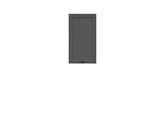 Horná skrinka G-40/72 z kolekcie kuchynských zostáv SEMI LINE.
•    Jednodverová skrinka disponuje vo vnútri 2 policami.
•    Malá čierna rukoväť dopĺňa originálny štýl.
•    Možnosť obojstrannej montáže dvierok.
•    Dodávaná v demonte. 