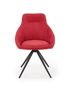 
	
		Jedálenská stolička HALMAR K431 je určená pre tých, ktorí oceňujú vkusné formy nábytku.
		• Jedinečný vzhľad vďaka kombinácií tkaniny a maľovanej práškovej ocele dodáva interiéru nádych elegancie.
		• Úroveň originality sa vyzdvihuje zásluhou farebnej kombinácie, ktorá ponúka čalúnenie v červenom farebnom prevedení a nôžky stoličky v čiernej.
		• Komfort zabezpečuje pohodlné sedadlo a mierne profilovaná opierka chrbta.
	
		 
	
		Farba stoličky na Vašom monitore sa nemusí zhodovať so skutočným farebným prevedením produktu.


	 
