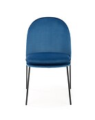 
	Stolička HALMAR K443 predstavuje štýlový a praktický prvok do každej jedálne.

	• Dizajn pozostáva z čalúneného mäkkého sedadla a operadla.

	• Kovová konštrukcia zabezpečí pevnú stabilitu:

	• Materiál: látka Velvet/ oceľ prášková maľovaná

	• Farba: modrá/ čierna

	• Dodávaná v demonte.

	 

	Farba stoličky na Vašom monitore sa nemusí zhodovať so skutočným farebným prevedením produktu. 
