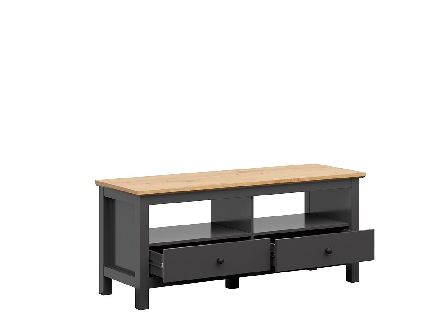 TV skrinka HESEN RTV2S/6/14 grafit/dub artisan