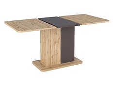 
	
		Dizajnovo zaujímavý jedálenský stôl NEXT sa stane centrálnym bodom každej jedálne.
	
		• Jedinečný vzhľad spočíva v doske, ktorú je možné roztiahnuť až do 145 cm.
	
		• Vizuál dopĺňa originálna mohutná podnož a podstavcová doska.
	
		• Zásluhou farebnej kombinácie duba a hnedej sa stane dekoráciou celej izby.
	
		• Maximálna nosnosť stola je do 40 kg.
	
		• Materiál: laminovaná doska
	
		• Farba: dub Wotan / hnedá
	
		• Dodávaný v demonte.
	
		 
	
		Farba stola na Vašom monitore sa nemusí zhodovať so skutočným farebným prevedením produktu. 


	 
