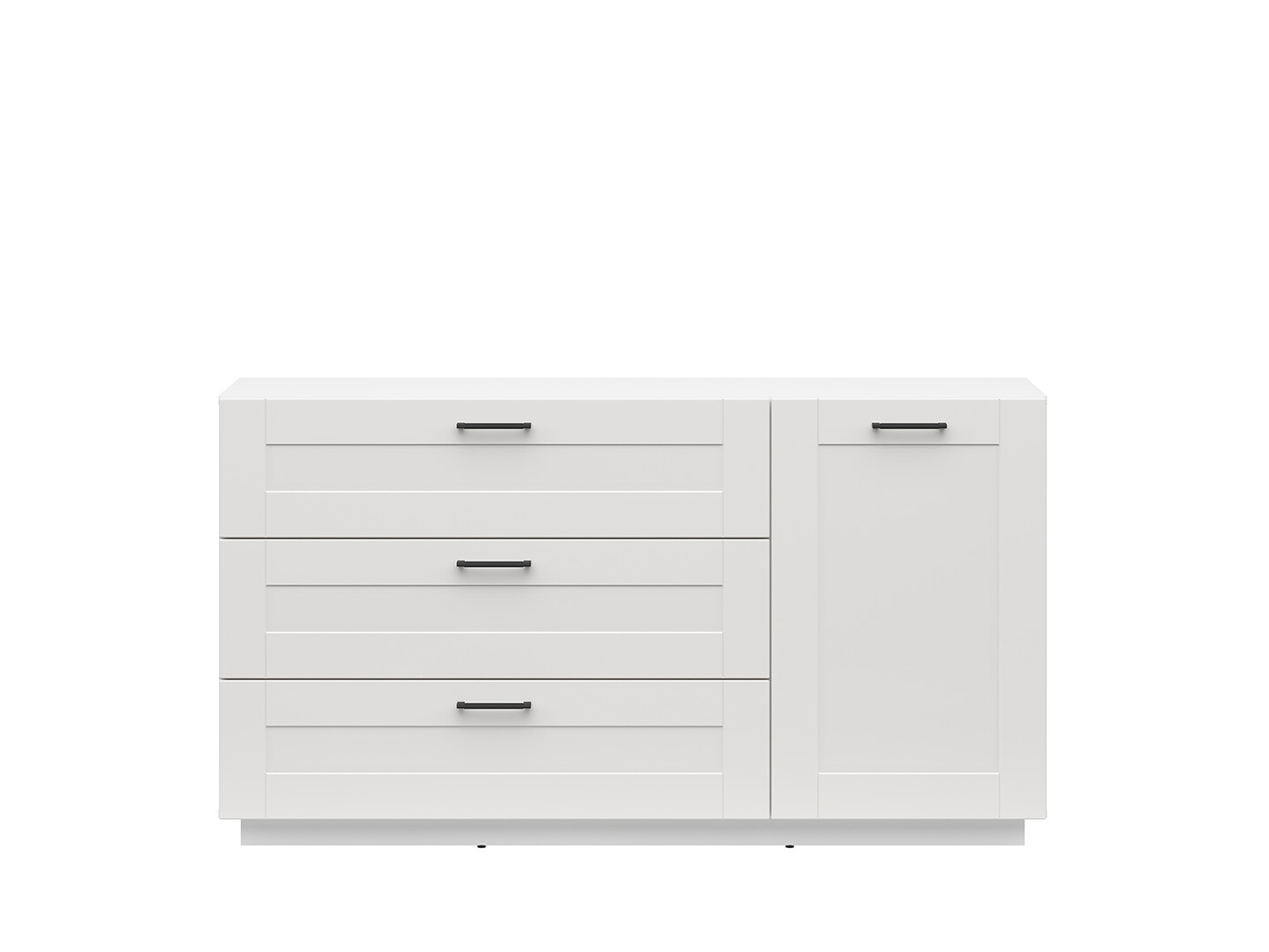 Komoda FL SMART KOM1D3S biela alpská/biela kanadská