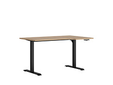 Charakteristika: 

•   Univerzálny pracovný stôl BIU/140/90/B/P z kolekcie SPACE OFFICE. 
•   Stôl v minimalistickom dizajne je vyrobený z laminovanej dosky, ktorá je charakteristická vysokou odolnosťou proti poškriabaniu. 
•   Stôl ponúka pracovnú dosku v rozmere 140x90 cm. Maximálna nosnosť dosky je do 40kg.
•   Doska obsahuje výrez na ľavej strane (čelný pohľad). 
•   Hrúbka laminovanej dosky: 22 mm
•   O pevnú stabilitu sa postarajú kovové nôžky čiernej farby. Nôžky disponujú možnosťou nastavenia výšky. Vďaka tomu sa lepšie prispôsobia povrchu podlahy.
•   Tento stôl má k dispozícii elektrickú výšku nastavenia (od 72 - 120cm) - v pamäti má 4 úrovne výšky.
•   Súčasťou je tiež USB vstup. 
•   Dodávaný v demonte. 
