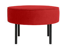 
	Taburetka LAFU H dodatočne poskytne miesto pre návštevu a zároveň poslúži ako elegantná dekorácia obývačky.

	• Špecifický dizajn je založený na okrúhlom sedadle (pena) potiahnutým látkovým čalúnením.

	• Stabilita pri sedení je zabezpečená kovovými nôžkami, ktoré vizuálne nadľahčujú celý model.

	• Tvrdosť: H2 - stredná

	• Farba: Jasmine 60 Red

	 

	 

	 

	Farba taburetky na Vašom monitore sa nemusí zhodovať so skutočným farebným prevedením produktu. 
