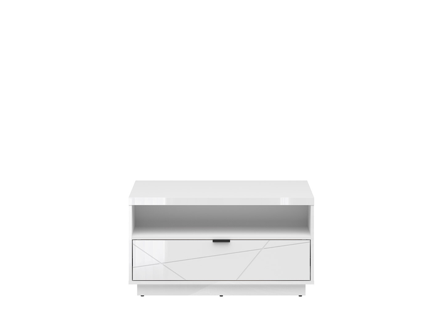 Konferenčný stolík FORN LAW1S biely lesk