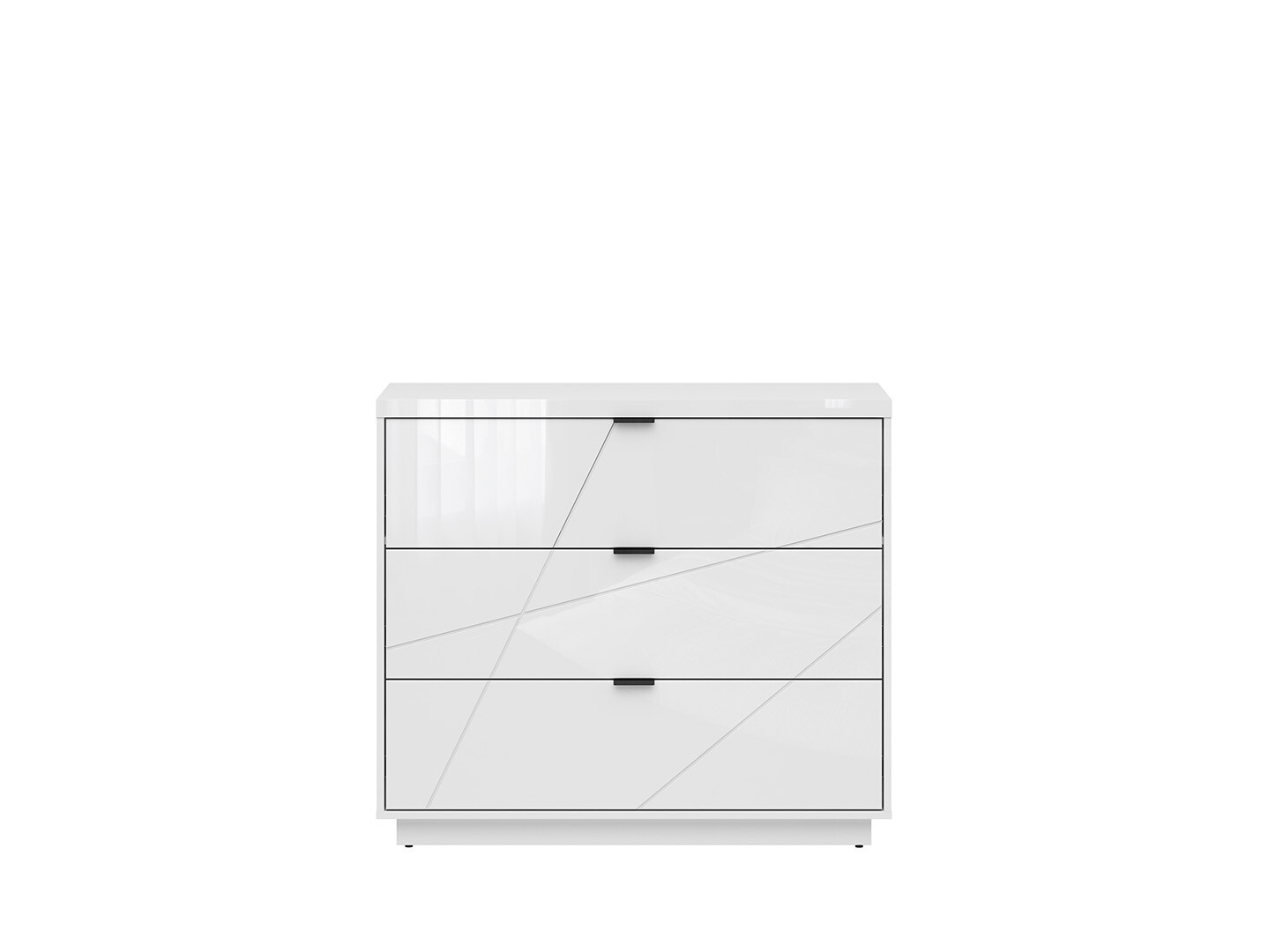 Komoda FORN KOM3S biely lesk