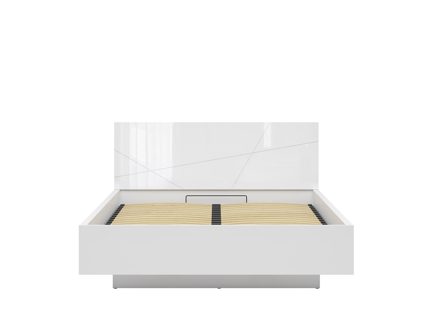 Posteľ 160x200 FORN biely lesk