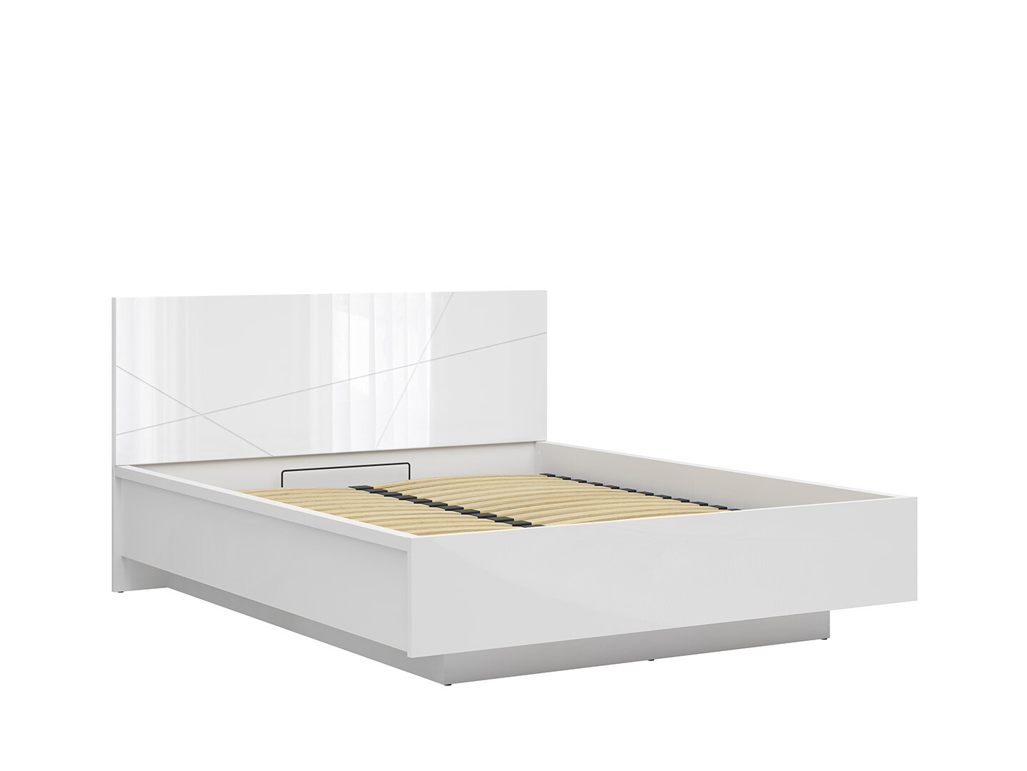 Posteľ 160x200 FORN biely lesk