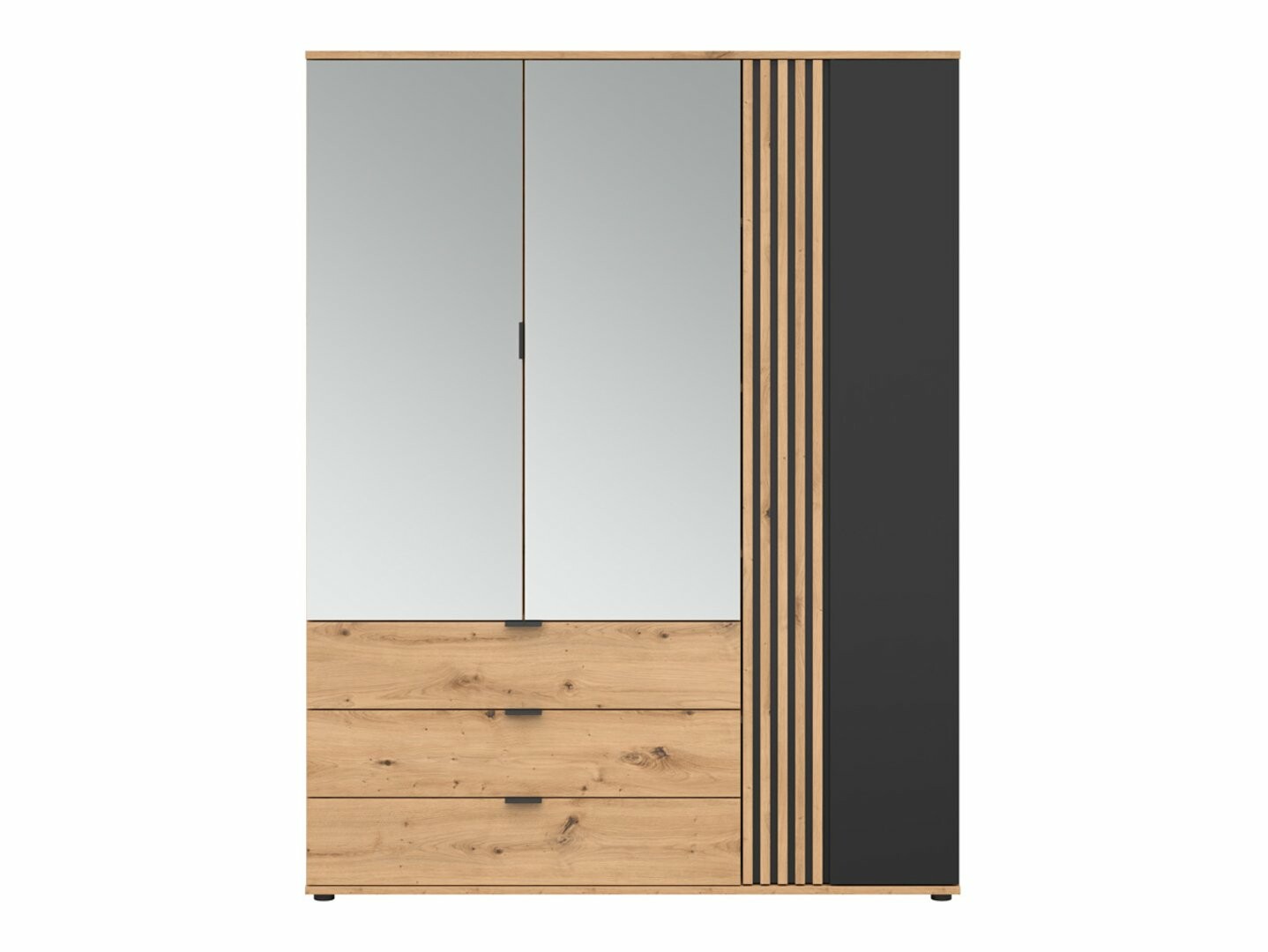 Skriňa VABRES SZF1D2M3S dub artisan/čierna