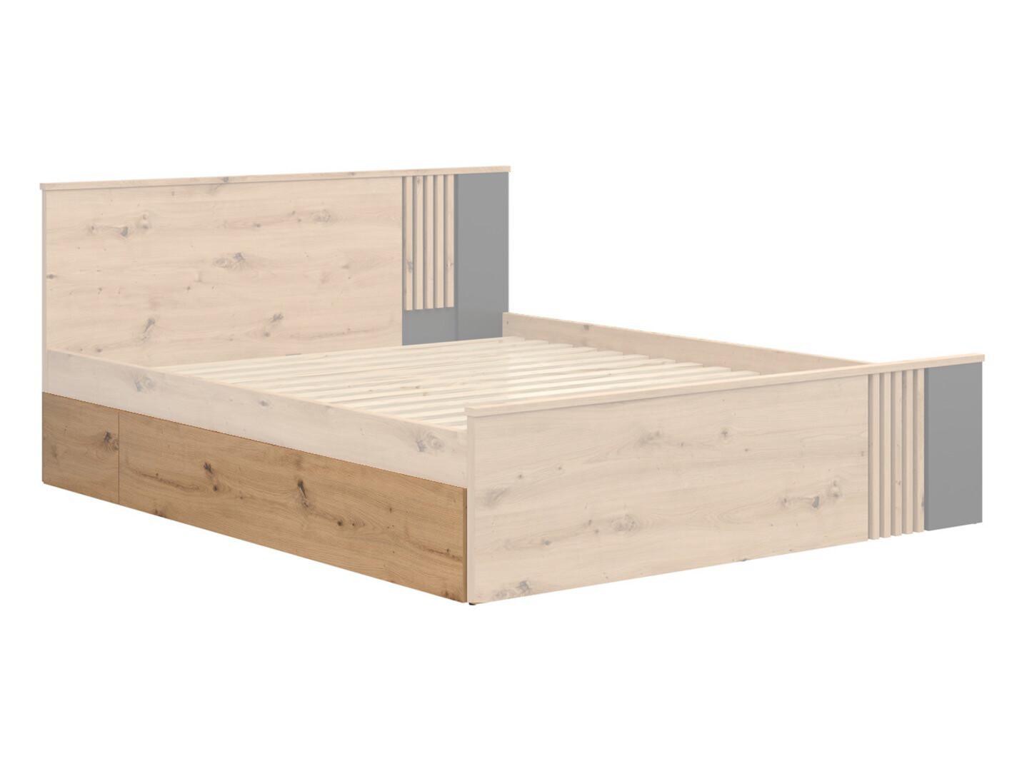 Zásuvka pod posteľ VABRES SZU dub artisan/čierna