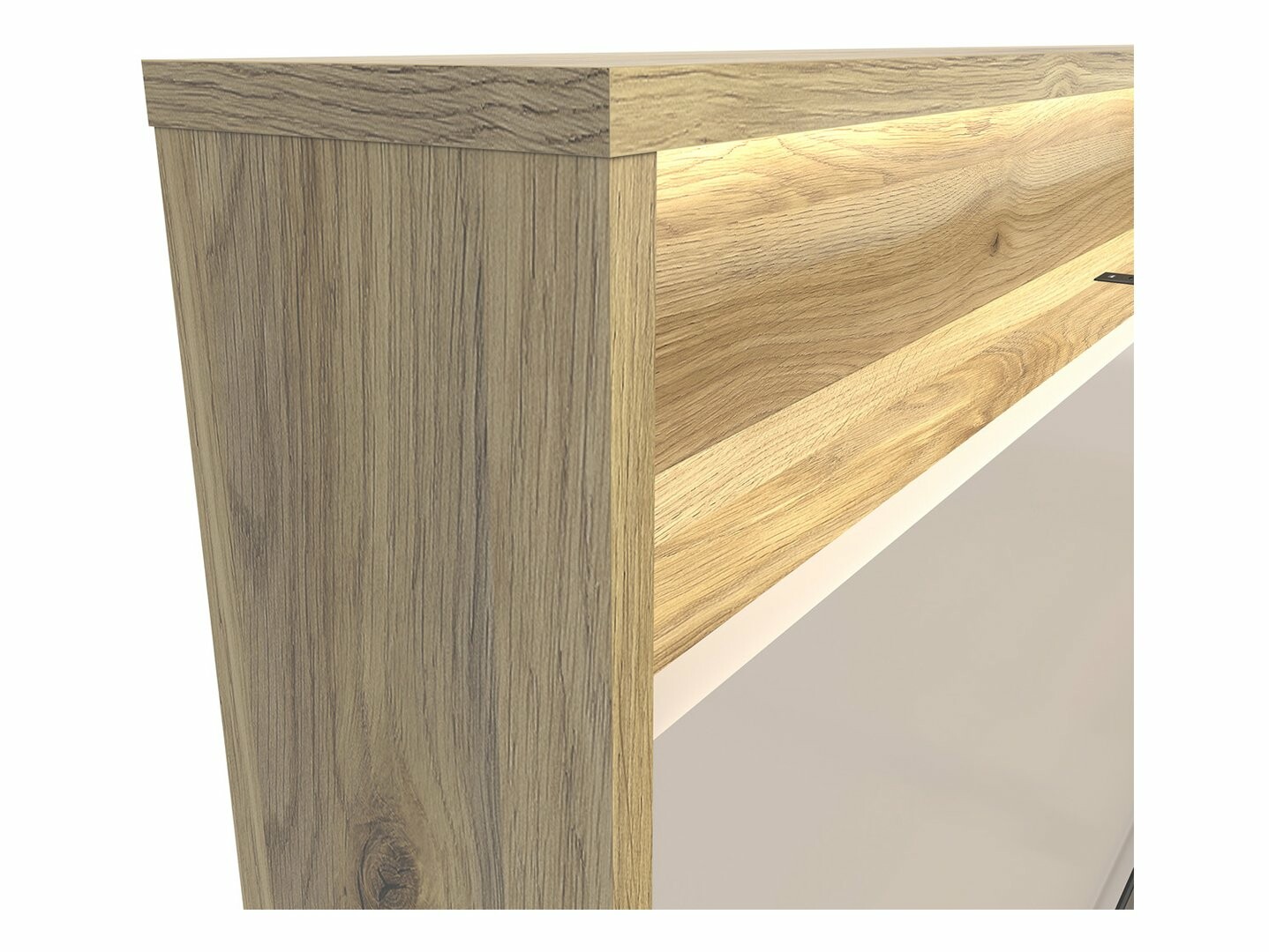 Posteľ 160x200 DALVA LOZ/160/B dub mauvella/kashmir