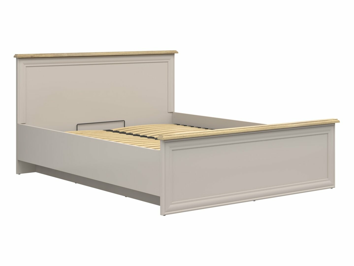 Posteľ 160x200 ANGA LOZ/160/B dub mauvella/kashmir