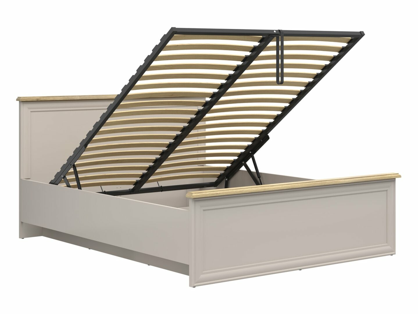 Posteľ 160x200 ANGA LOZ/160/B dub mauvella/kashmir