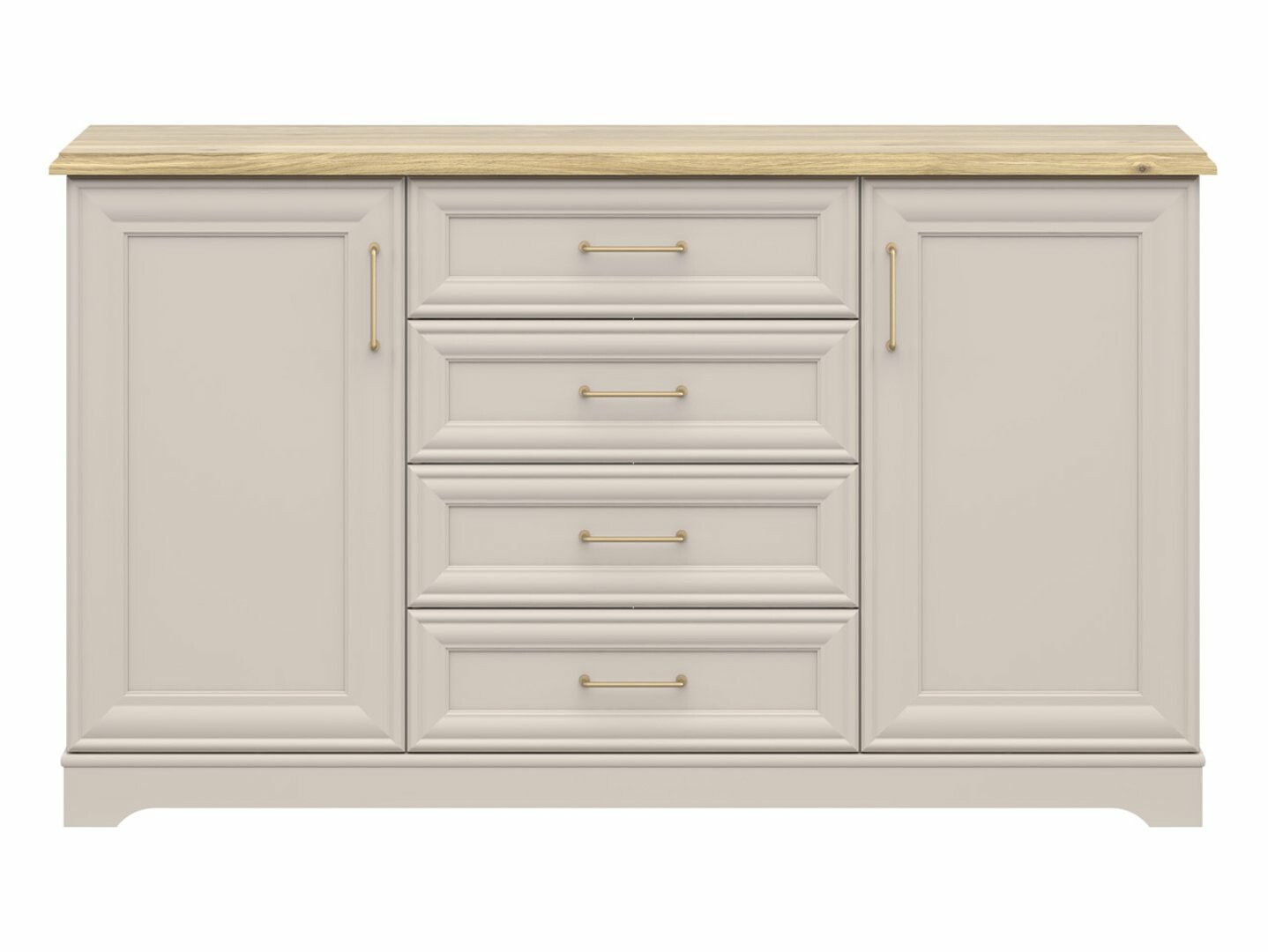 Komoda ANGA KOM2D4S dub mauvella/kashmir