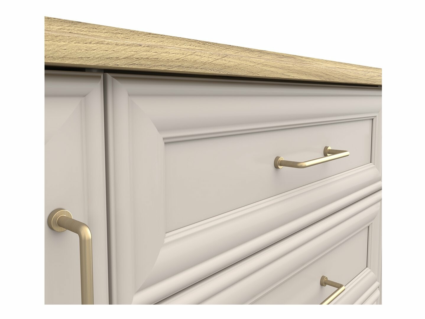 Komoda ANGA KOM2D4S dub mauvella/kashmir