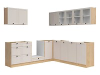 Rohová kuchynská linka: JUNONA LINE 240x220 bez pracovnej dosky