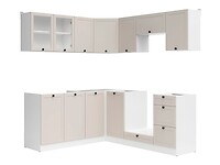 Rohová kuchynská linka: JUNONA LINE 200x180 bez pracovnej dosky