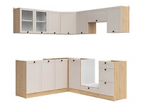 Rohová kuchynská linka: JUNONA LINE 200x180 bez pracovnej dosky