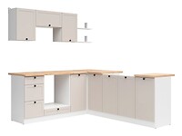 Rohová kuchynská linka: JUNONA LINE 220x200