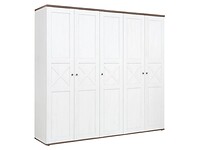 Päťdverová šatníková skriňa: STOCKHOLM