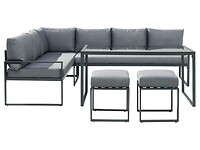 Rohová záhradná zostava: Evora