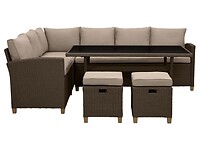 Rohová záhradná zostava: Malaga