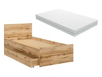 Posteľ s matracom Iron Spring 90x200: ZELE